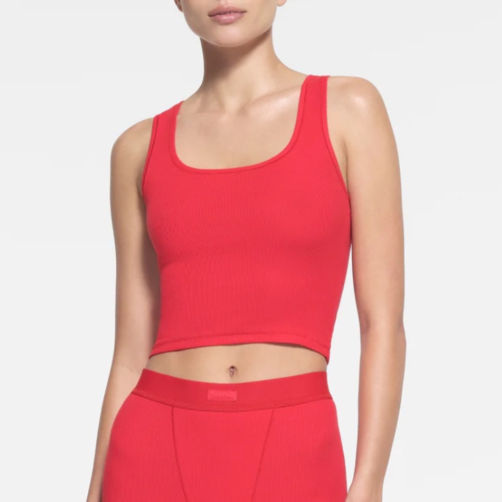 SKIMS Cotton Ribbed Tank